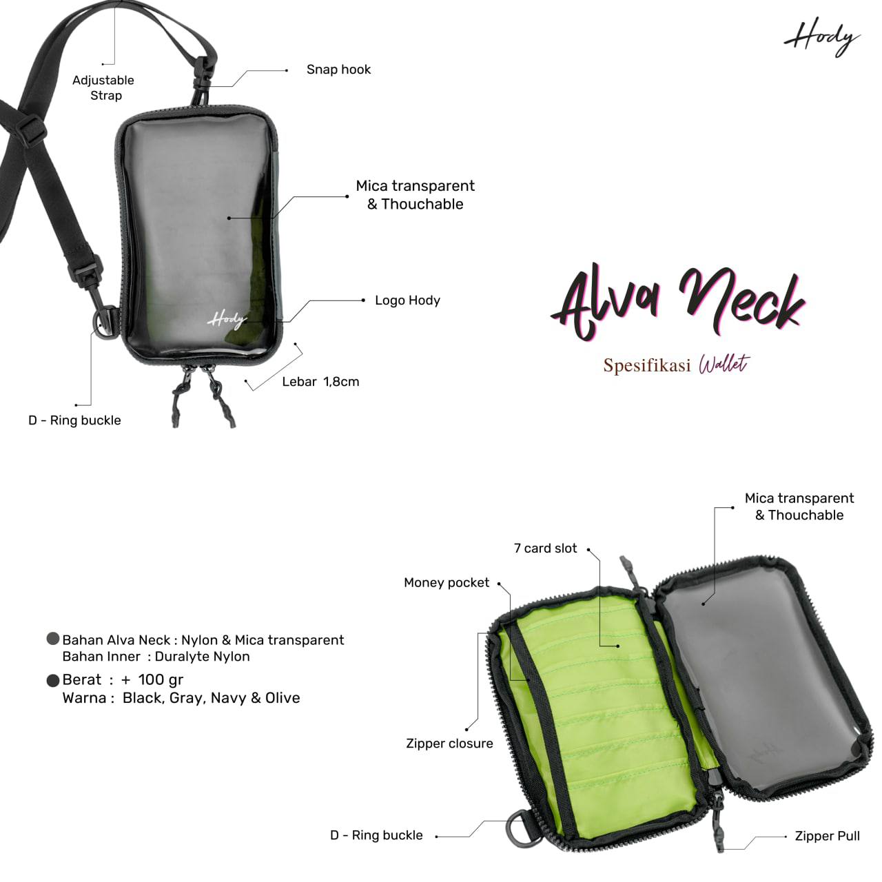 ALVA NECK WALLET